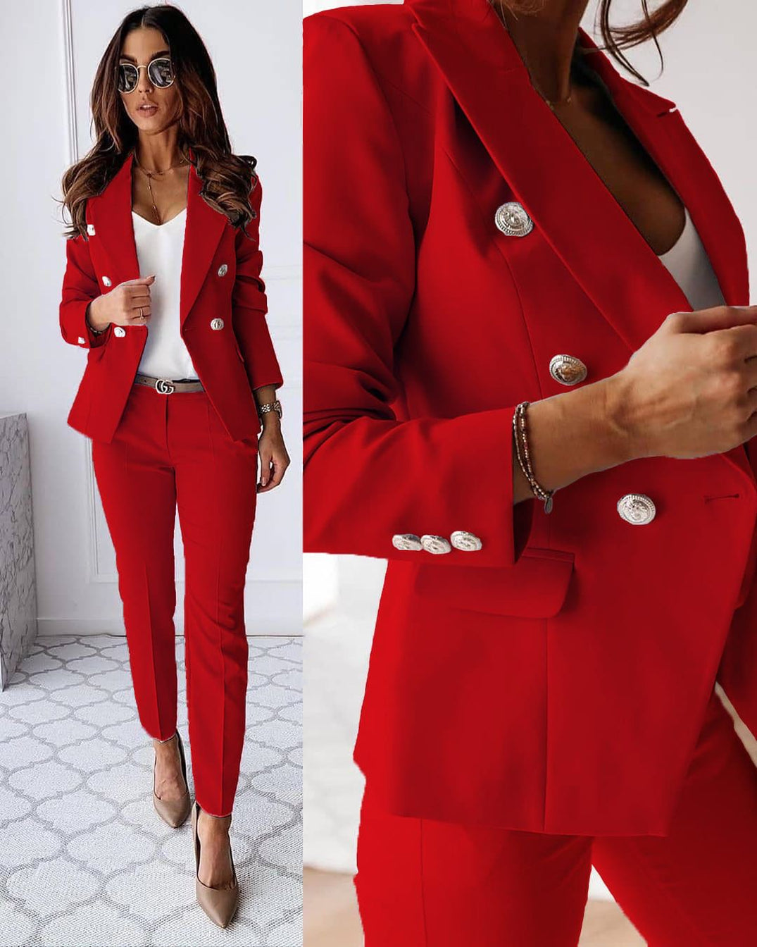 Conjunto de blazer elegante