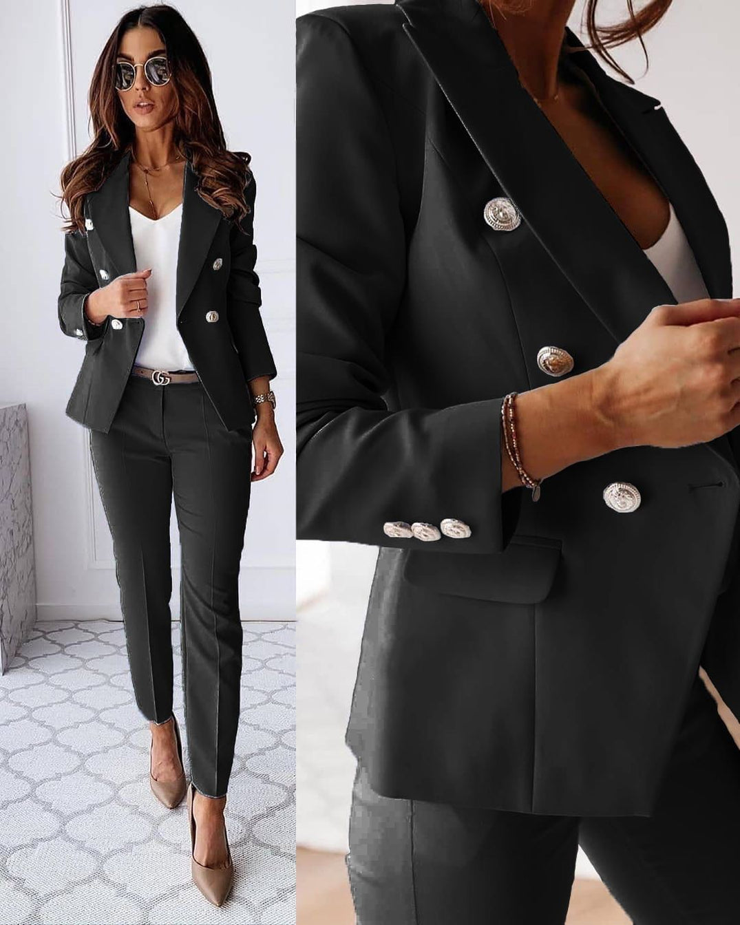 Conjunto de blazer elegante